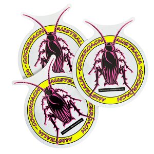 Cockroach Logo Sticker Large - Pink