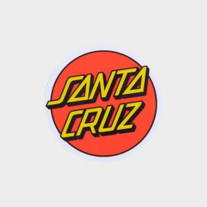 Santa Cruz Dot Logo Sticker (8cm)