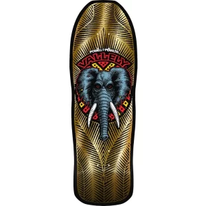 Powell Peralta Vallely Elephant Gold Foil 9.85" Deck
