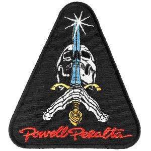 Powell Peralta Skull & Sword 4" Patch - Black