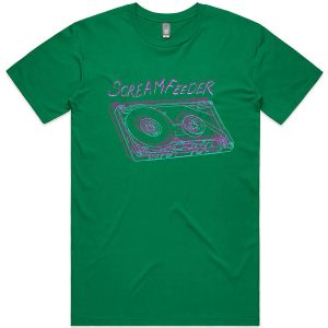 Screamfeeder Double Vision Cassette Shirt Green