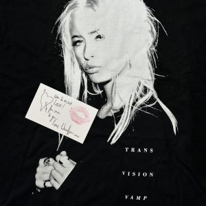 Transvision Vamp 'Icon' T-Shirt + SIGNED 'Love Letter' from WENDY JAMES!