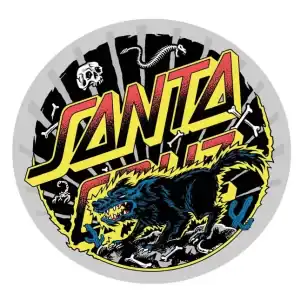 Santa Cruz Wolf 10cm Sticker