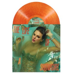 Taylor Swift - The Life of a Showgirl LP - Sweat And Vanilla Perfume Portofino Orange Glitter Vinyl - PRE-ORDER