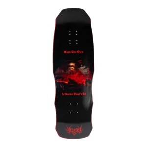 Welcome Depths On Dark Lord Red Dip 9.8" Deck