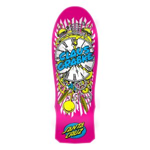 Santa Cruz Claus Grabke Exploding Clock Reissue 10.04" Deck - PRE-ORDER