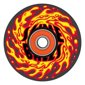 Slime Balls Flame Light Ups 66mm 78a Skateboard Wheels